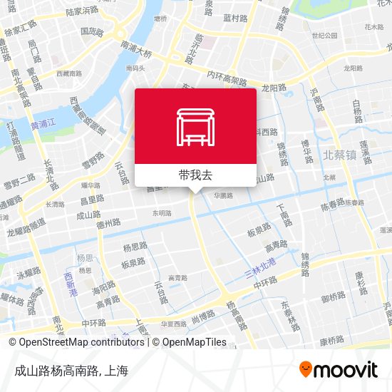 成山路杨高南路地图