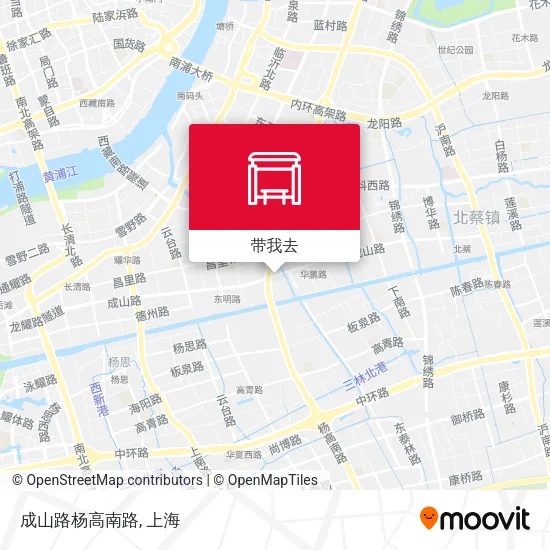 成山路杨高南路地图