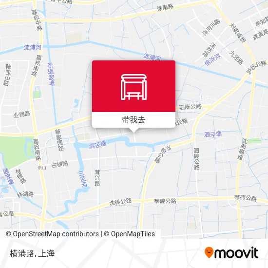 横港路地图
