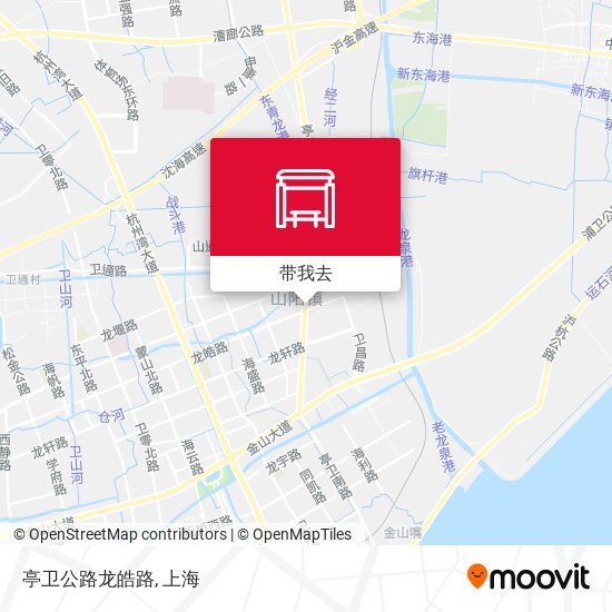 亭卫公路龙皓路地图