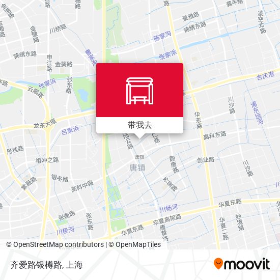 齐爱路银樽路地图