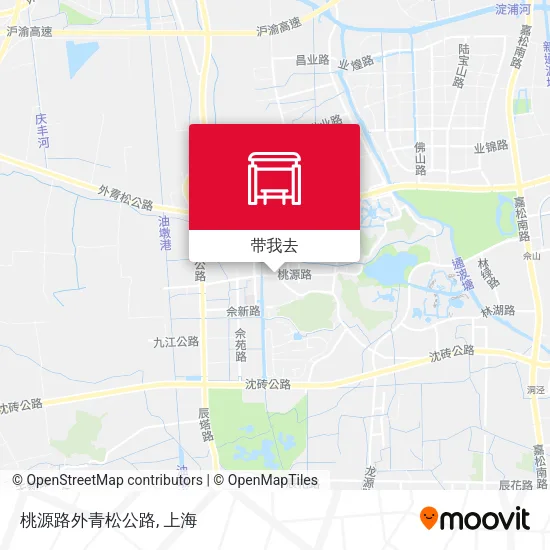 桃源路外青松公路地图