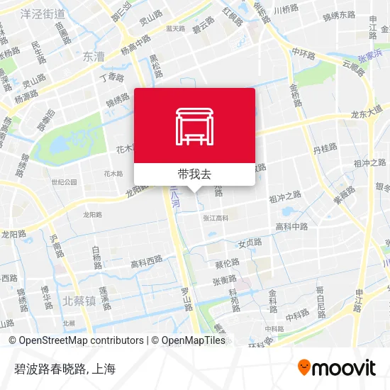 碧波路春晓路地图