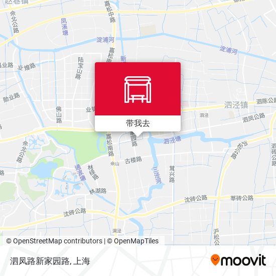 泗凤路新家园路地图