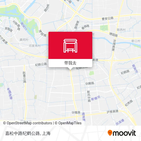 嘉松中路纪鹤公路地图