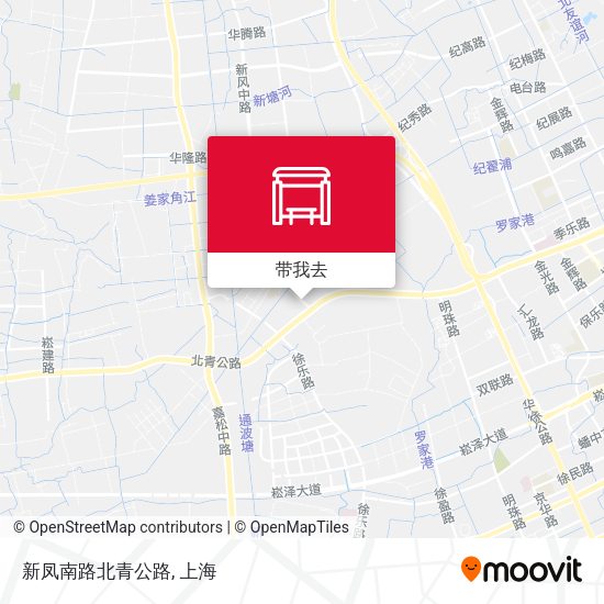 新凤南路北青公路地图