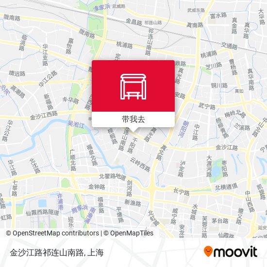 金沙江路祁连山南路地图