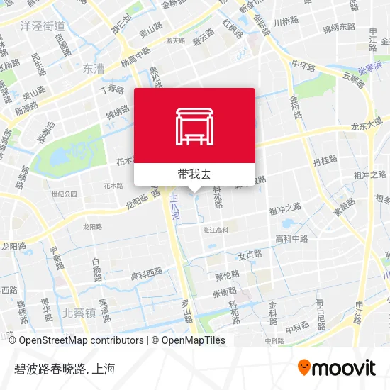 碧波路春晓路地图