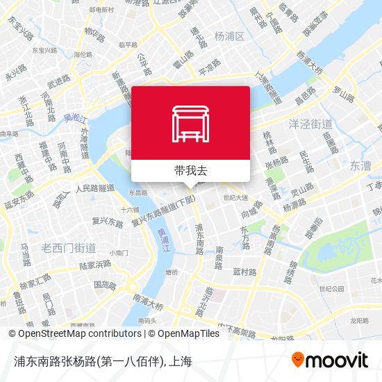 浦东南路张杨路(第一八佰伴)地图