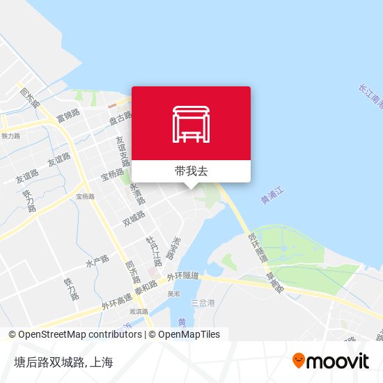 塘后路双城路地图