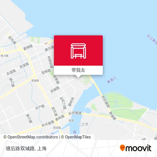 塘后路双城路地图