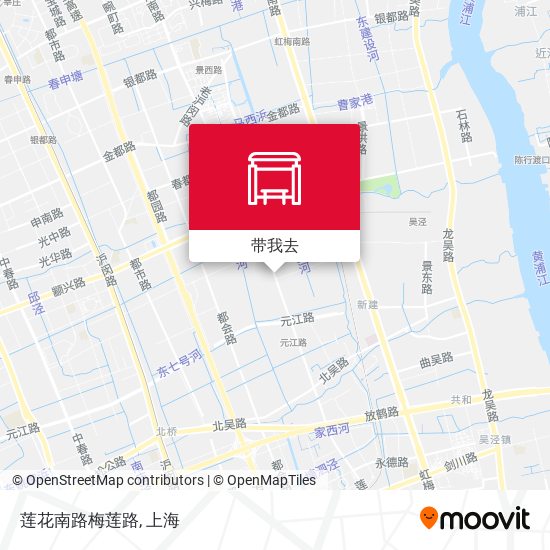 莲花南路梅莲路地图