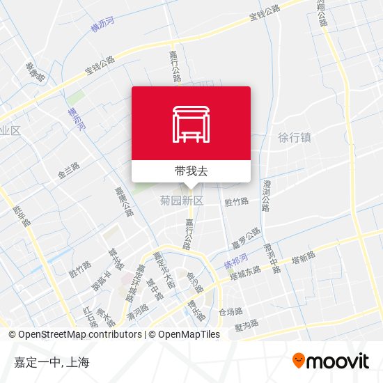 嘉定一中地图