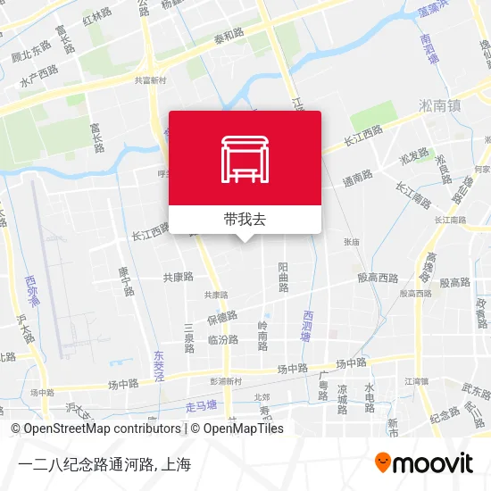 一二八纪念路通河路地图