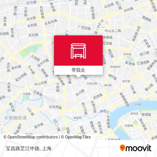 宝昌路芷江中路地图