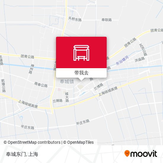 奉城东门地图