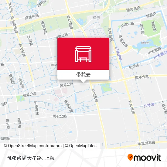 周邓路满天星路地图