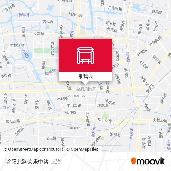 谷阳北路荣乐中路地图