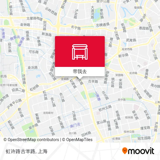 虹许路古羊路地图