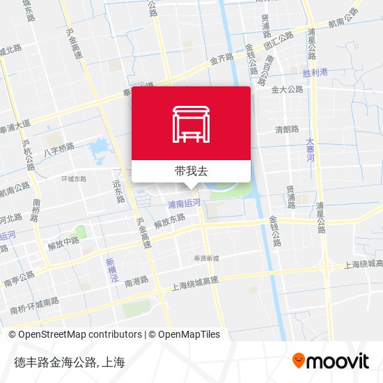 德丰路金海公路地图