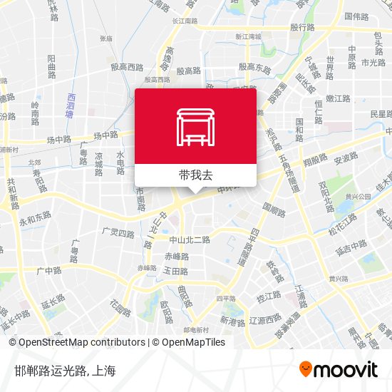 邯郸路运光路地图