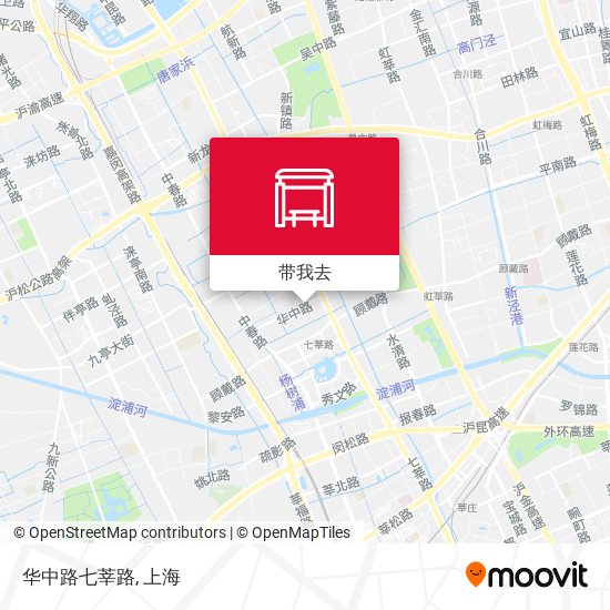 华中路七莘路地图