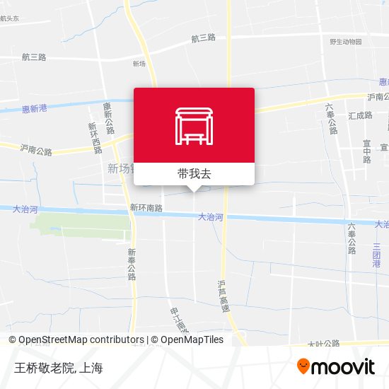 王桥敬老院地图