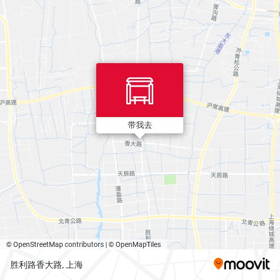 胜利路香大路地图