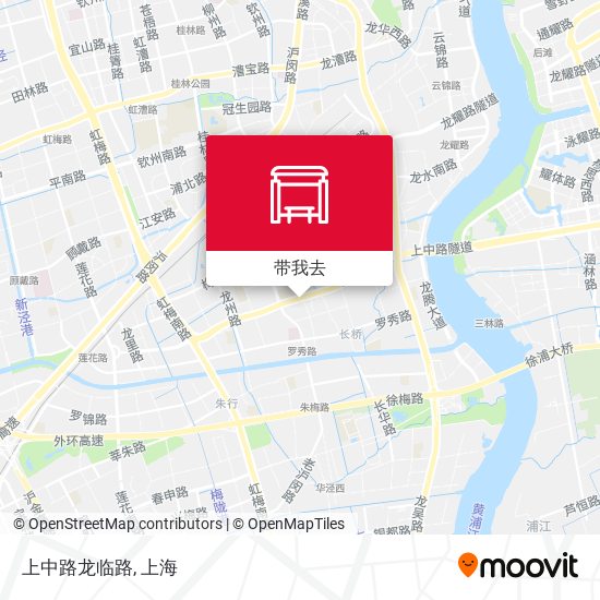 上中路龙临路地图
