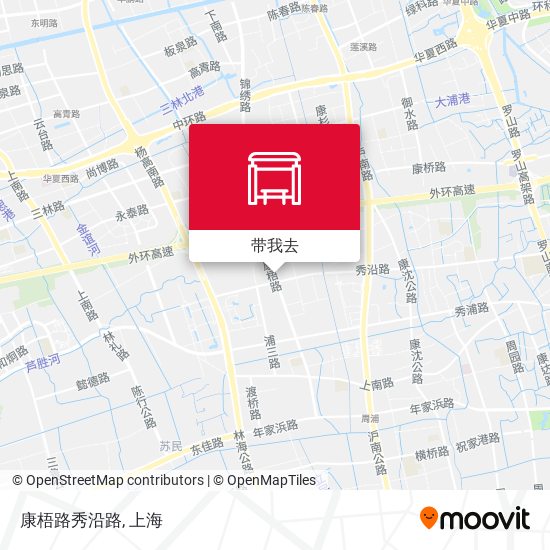 康梧路秀沿路地图