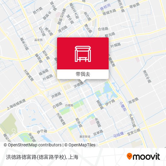 洪德路德富路(德富路学校)地图