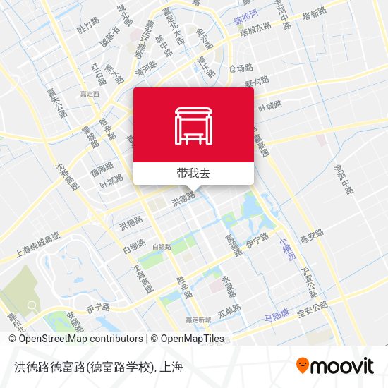 洪德路德富路(德富路学校)地图