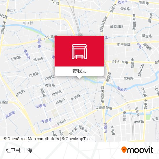 红卫村地图