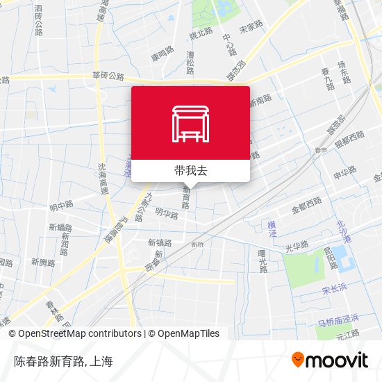 陈春路新育路地图