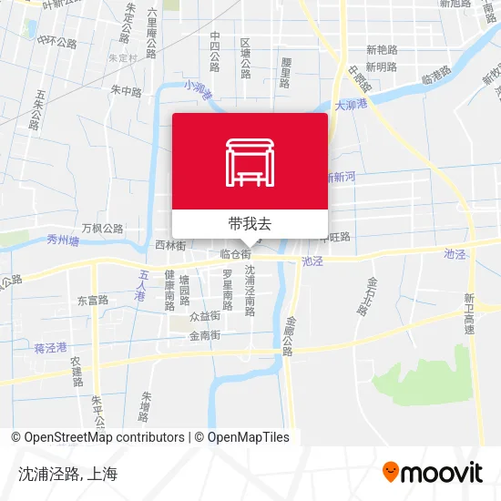 沈浦泾路地图