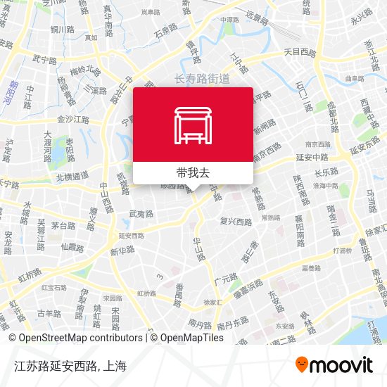 江苏路延安西路地图