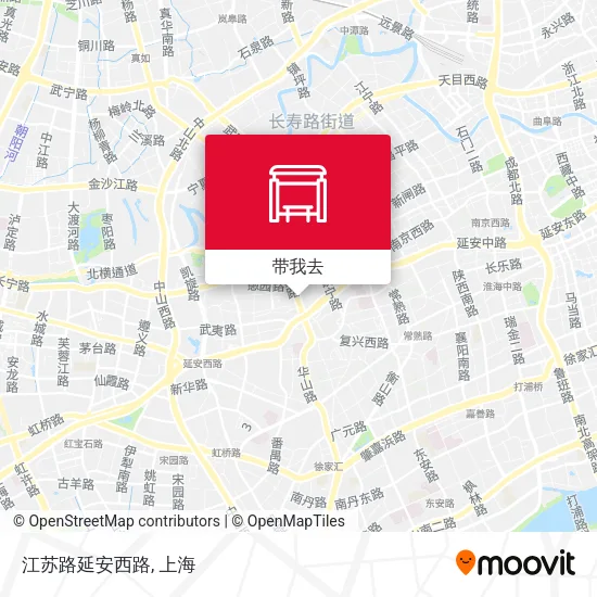 江苏路延安西路地图