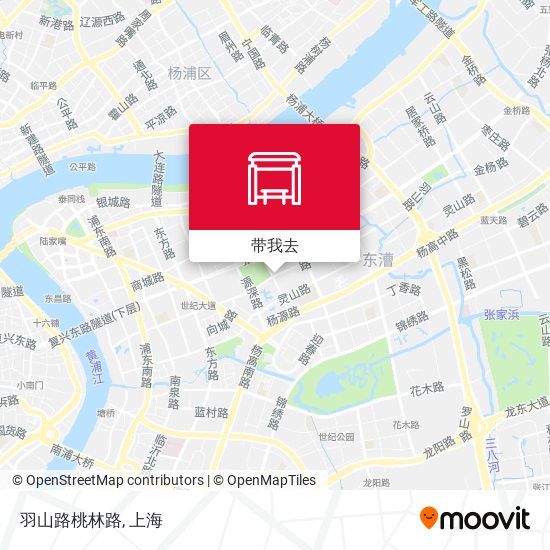 羽山路桃林路地图