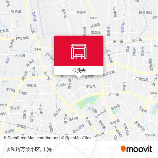 永和路万荣小区地图