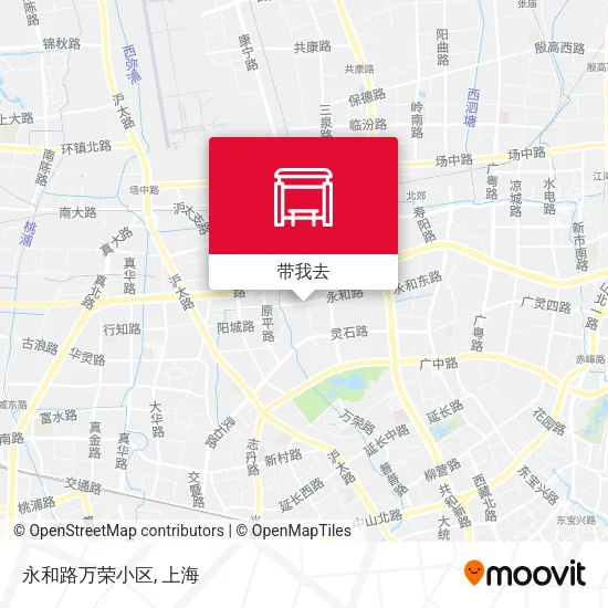 永和路万荣小区地图