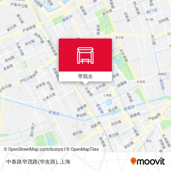中春路华茂路(华友路)地图