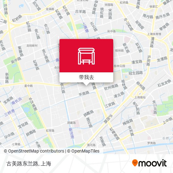古美路东兰路地图