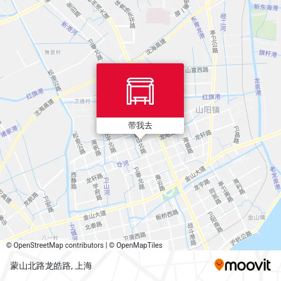 蒙山北路龙皓路地图