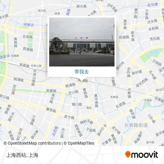 上海西站地图