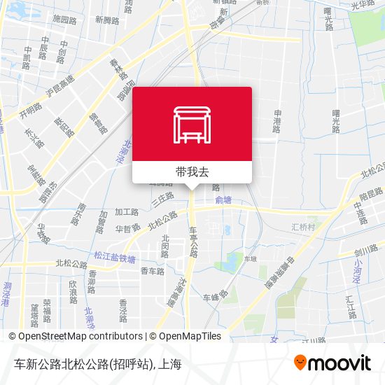 车新公路北松公路(招呼站)地图