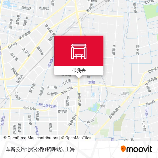车新公路北松公路(招呼站)地图