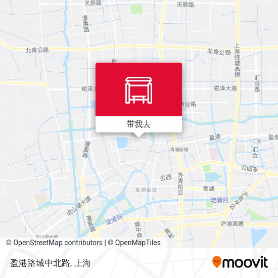 盈港路城中北路地图