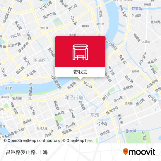 昌邑路罗山路地图
