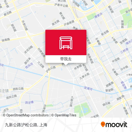 九新公路沪松公路地图