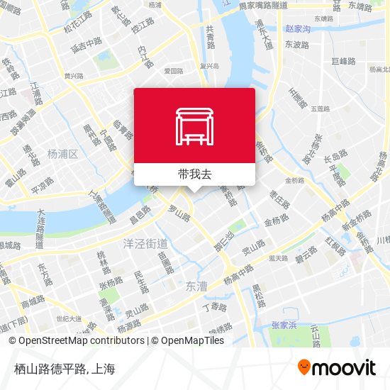 栖山路德平路地图